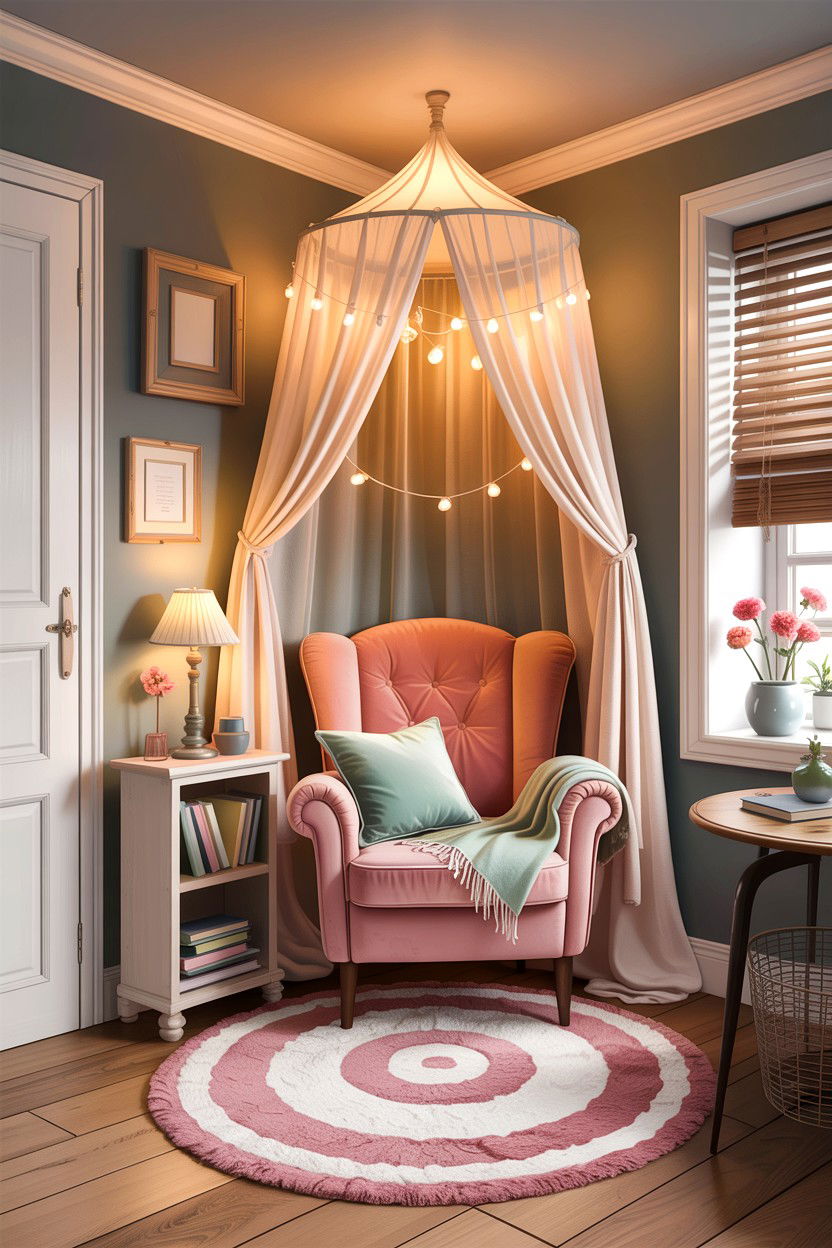 Reading Nook Bedroom - 30 kawaii bedroom ideas