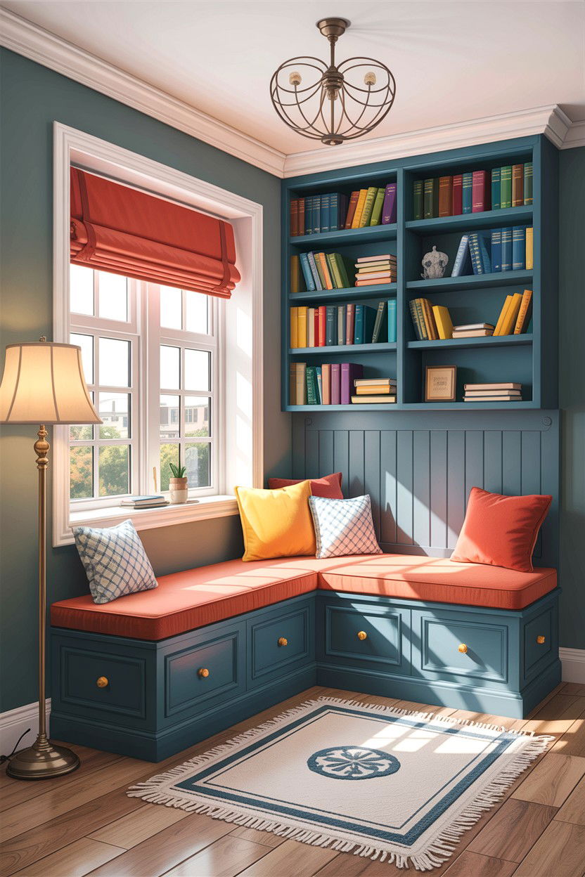 Reading Nook For Shared Room - 30 boy and girl shared bedroom ideas