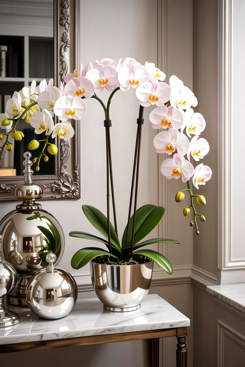 Real Touch Orchids - 30 living room faux flowers