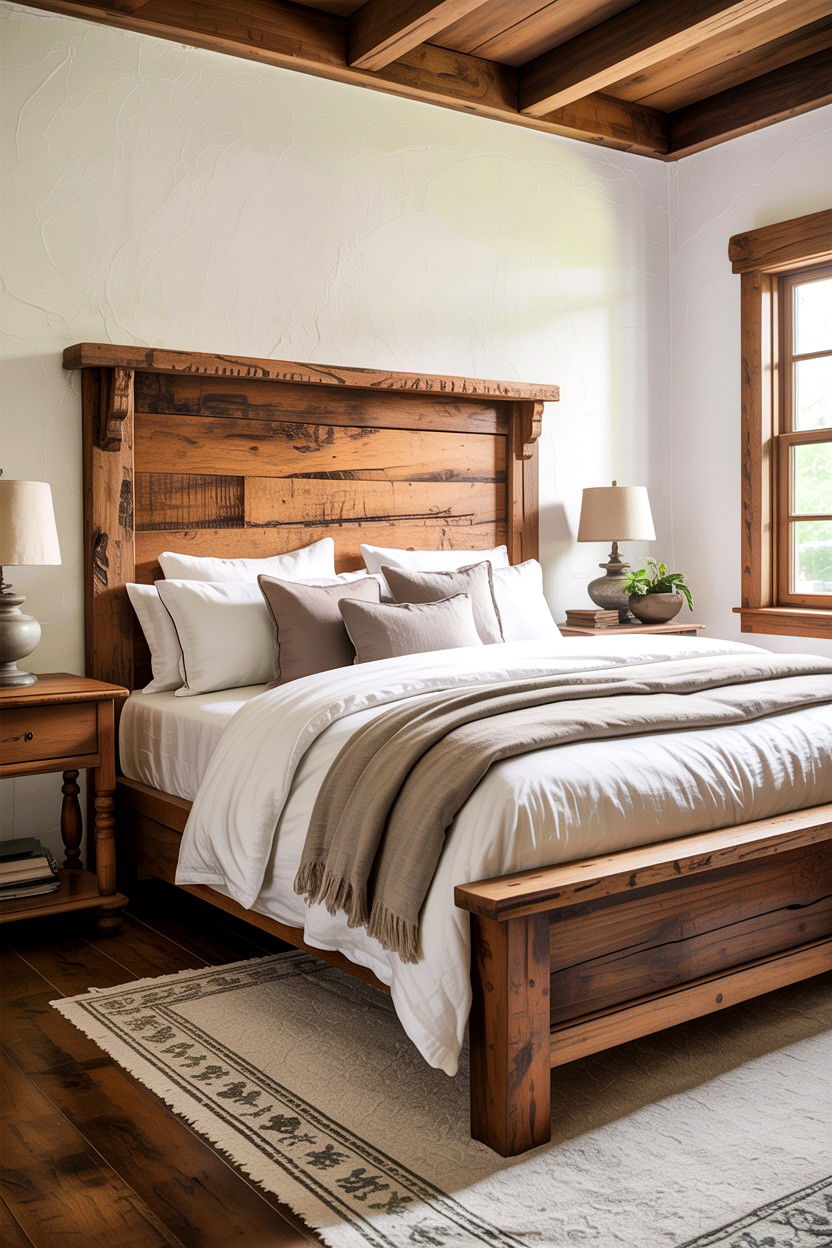 Reclaimed Oak Bedroom Style - 30 bedroom oak furniture ideas