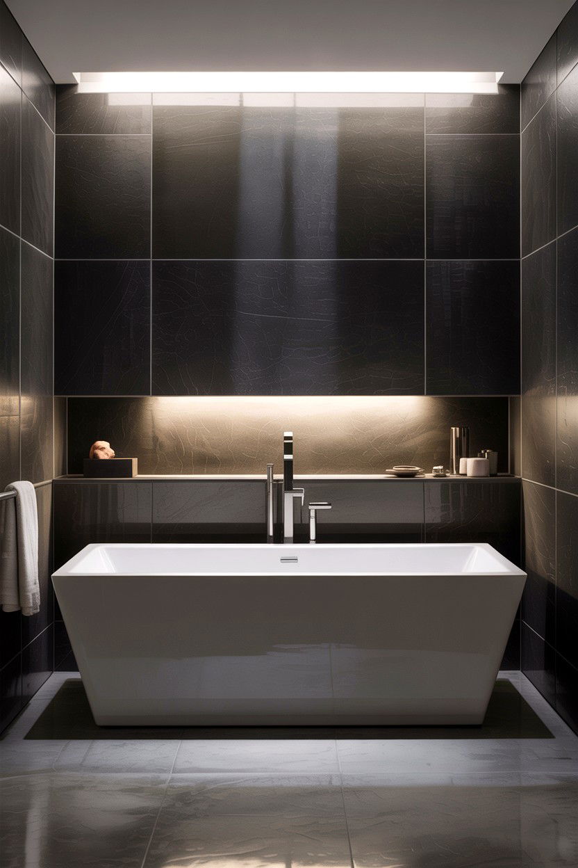 Rectangular Freestanding Tub - 30 freestanding tub ideas