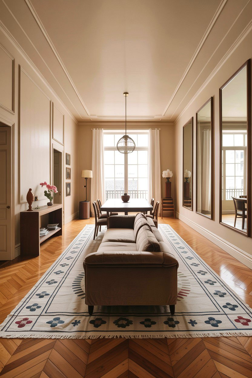 Rectangular living room dining room - 30 living room dining room combo ideas