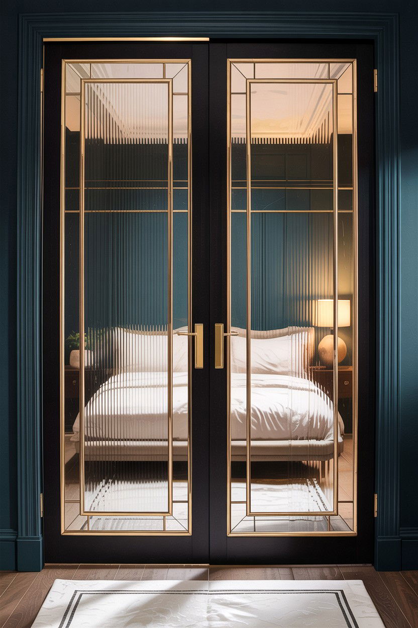 Reeded Glass Door Bedroom - 30 bedroom glass doors