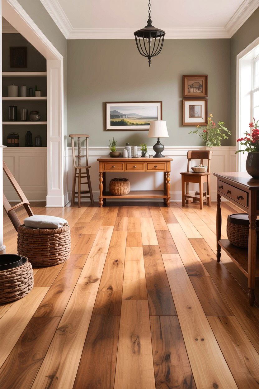 Refinished Hardwood Floors - 30 fixer upper living room ideas