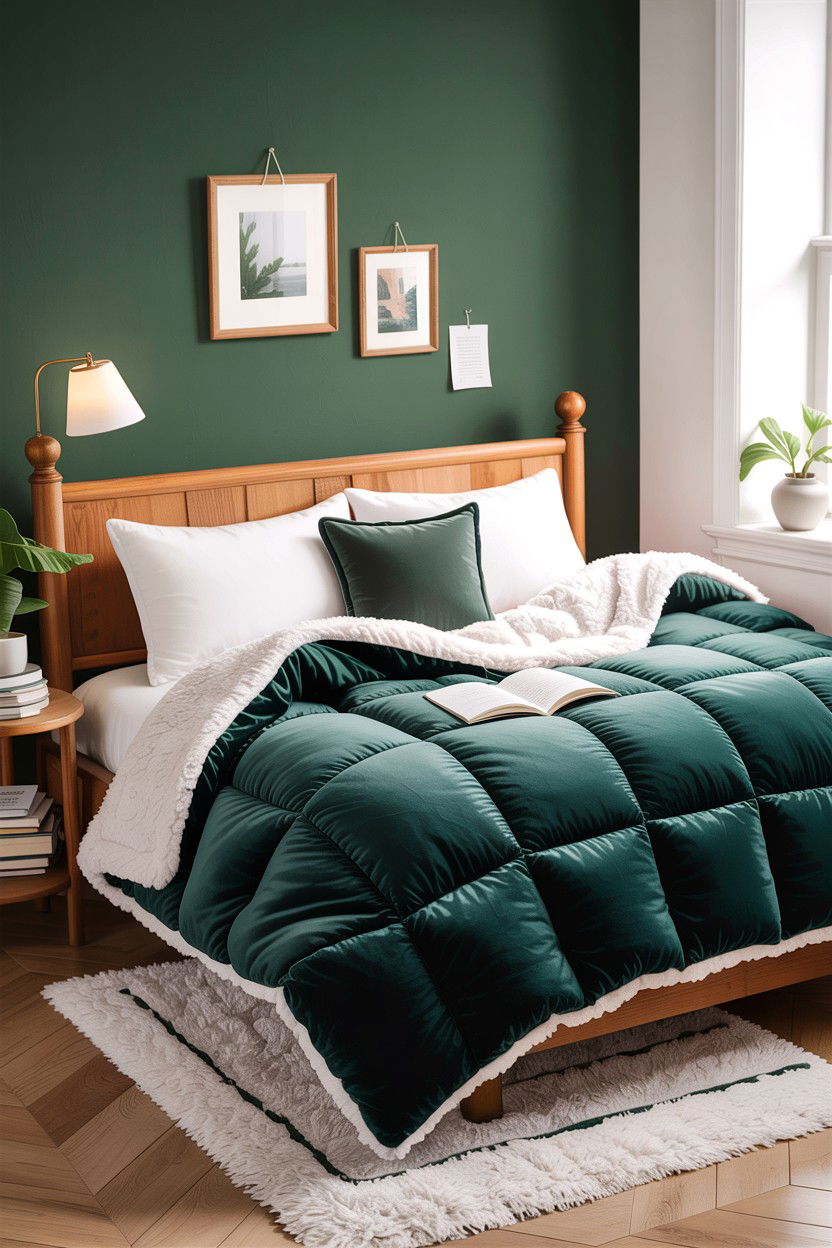 Reversible sherpa comforter - 30 bedroom comforters