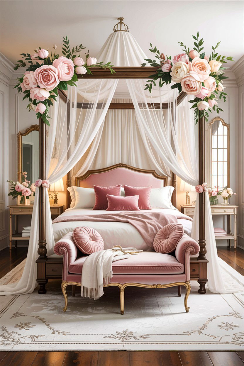 Romantic master suite - 30 bedroom improvement ideas