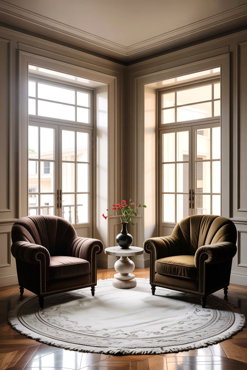 Round Stone Table - 30 living room Italian furniture ideas