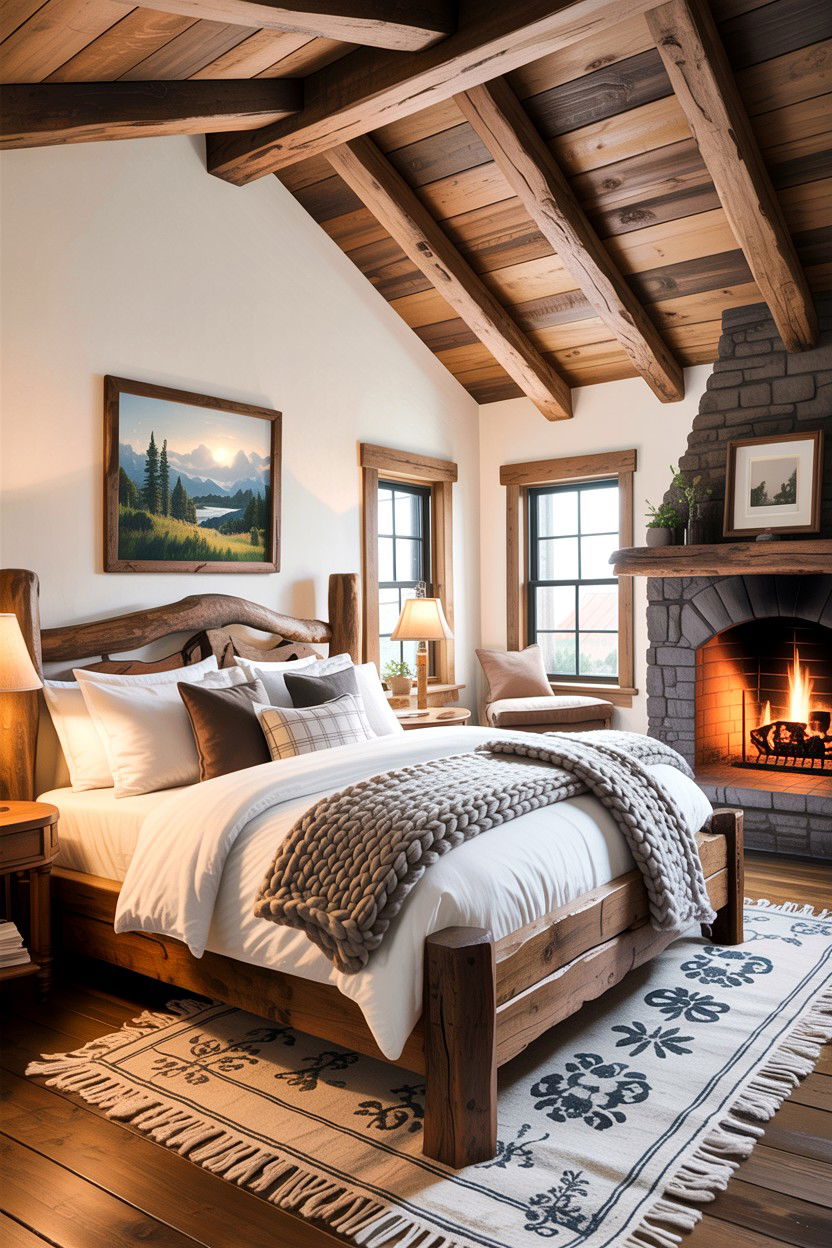 Rustic Bedroom - 30 bedroom vision boards