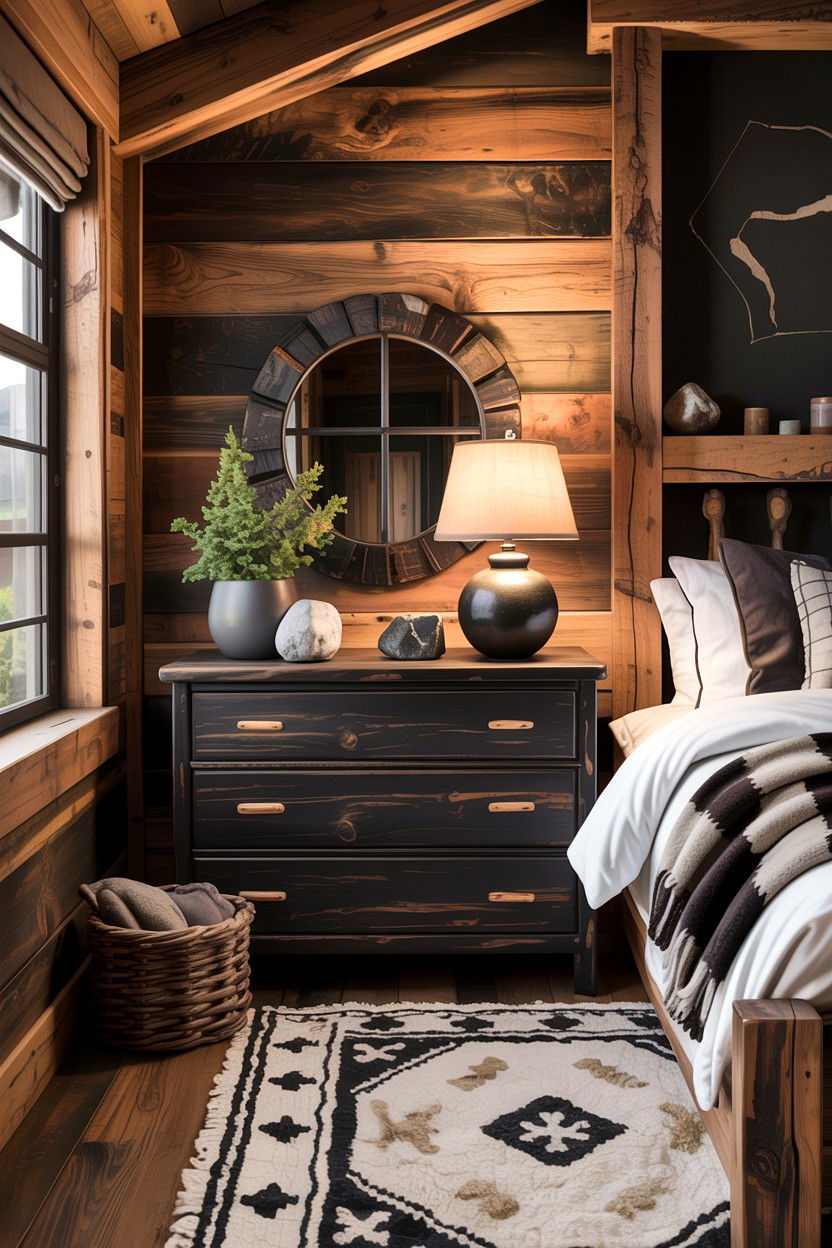 Rustic Black Dresser - 30 bedroom black dressers