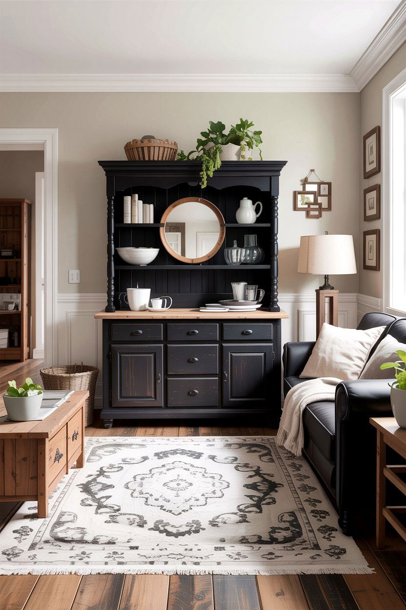 Rustic Black Furniture Living Room - 30 rustic black living room ideas