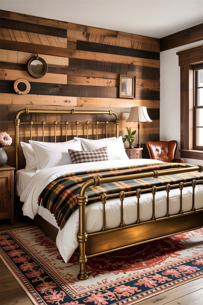 Rustic Brass Bed - 30 bedroom brass beds