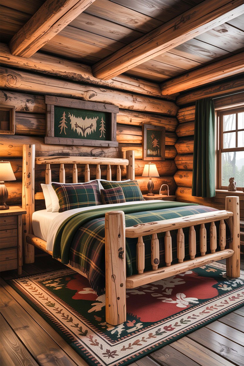 Rustic Cabin Bedroom - 30 easy bedroom ideas
