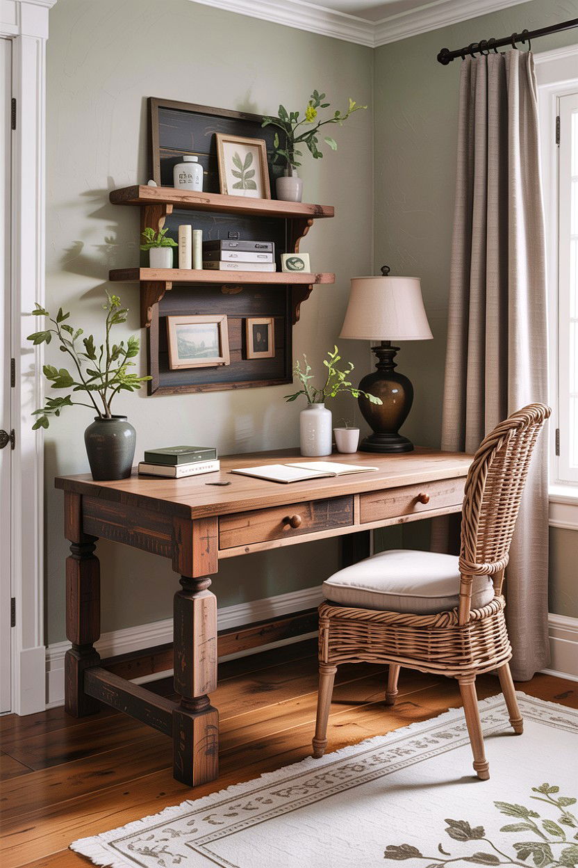 Rustic Corner Desk - 30 bedroom corner desk ideas
