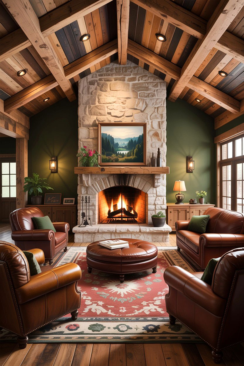 Rustic Formal Living Room - 30 formal living room ideas