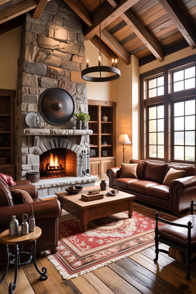 Rustic Living Room - 30 interior designer living room ideas