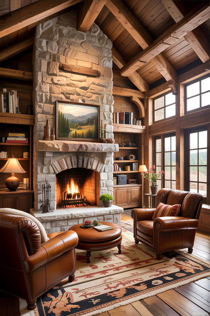 Rustic Living Room - 30 living room decor ideas