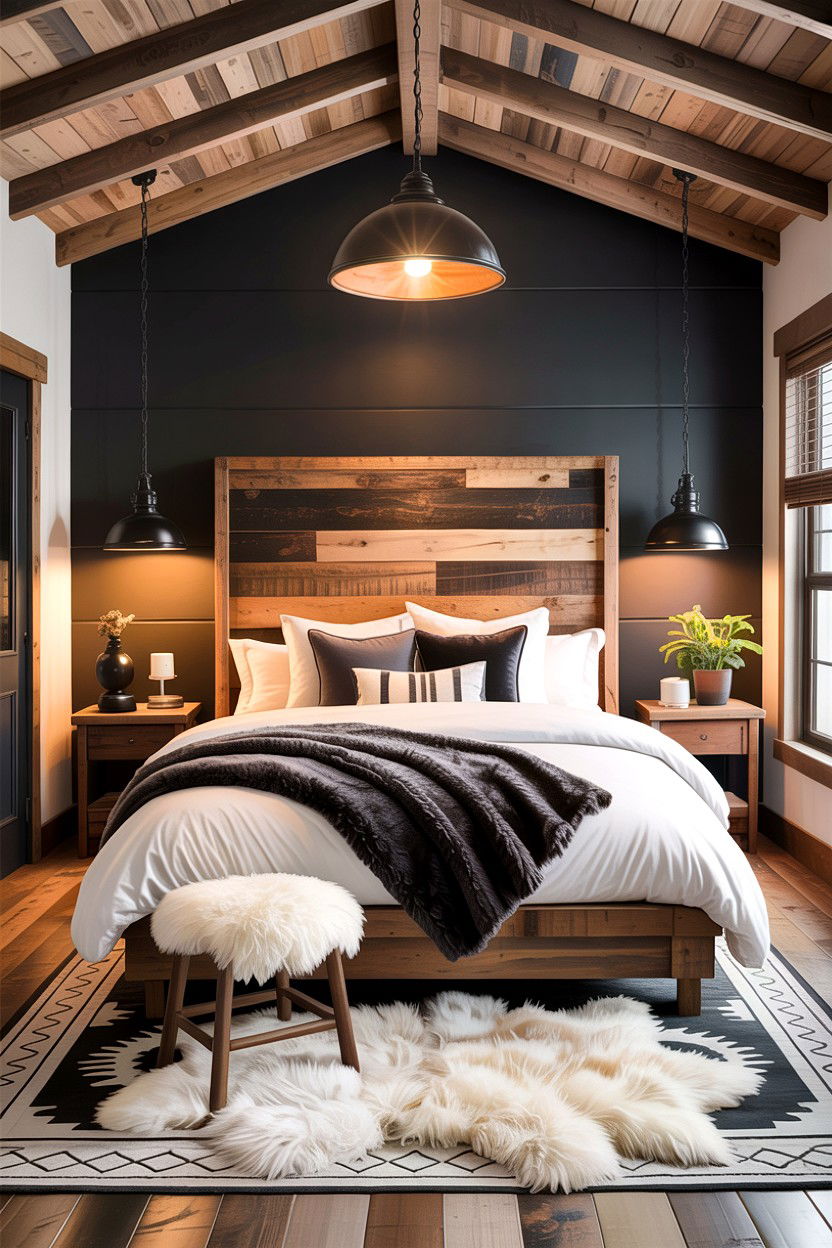 Rustic Modern Bedroom - 30 California casual bedroom ideas