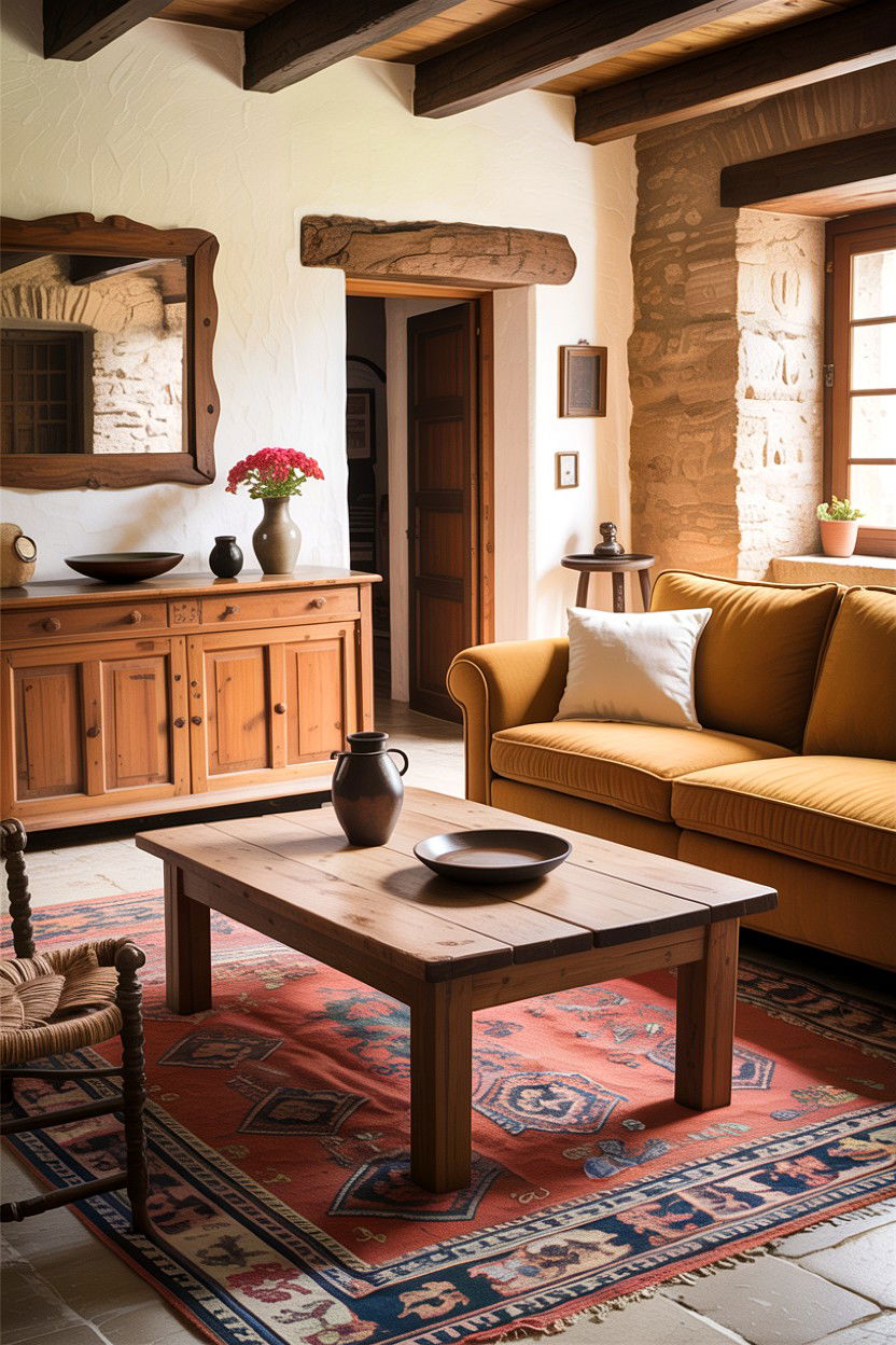 Rustic Spanish Living Room - 30 living room Spanish furniture ideas
