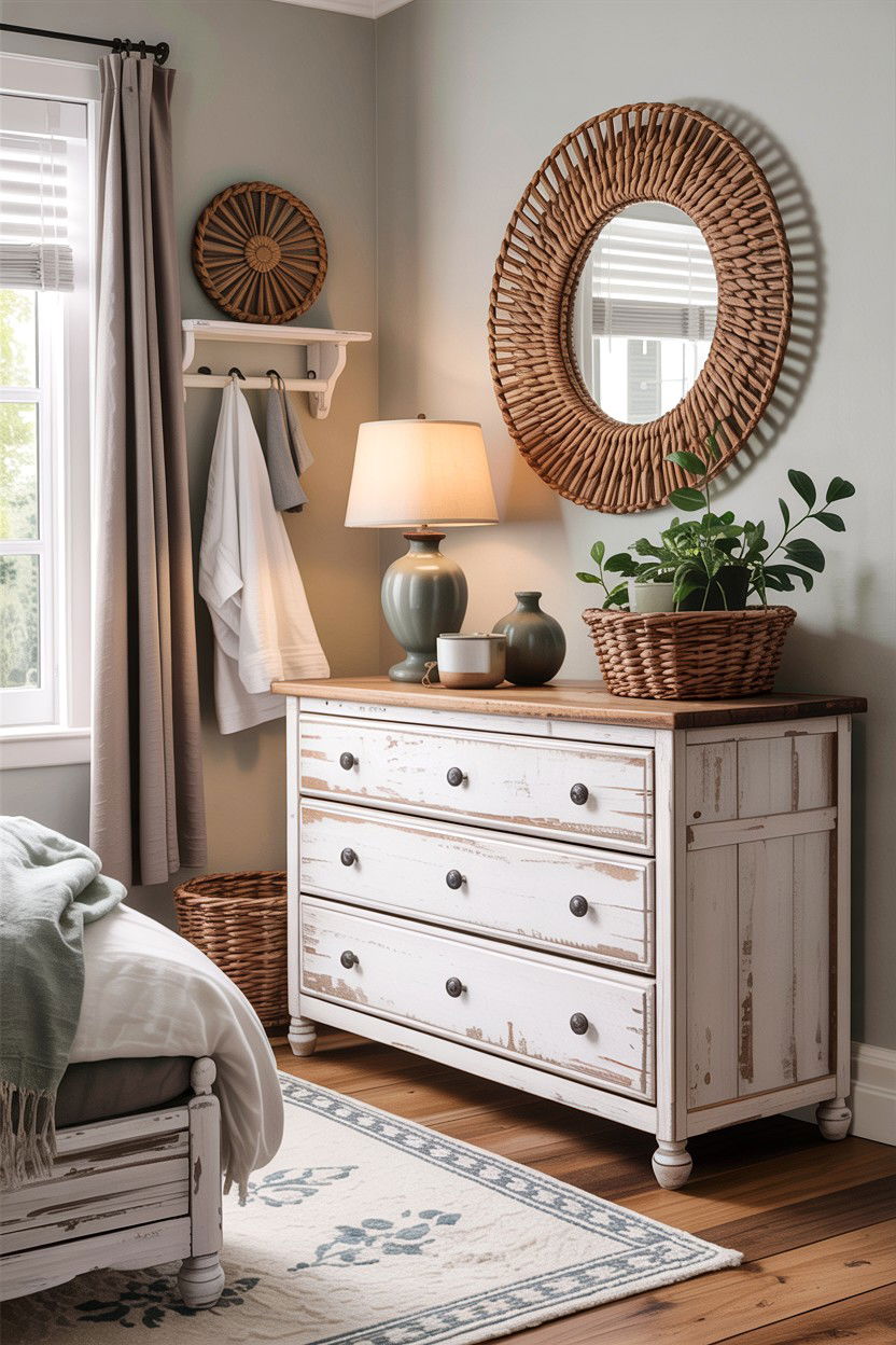 Rustic White Dresser - 30 bedroom white dressers