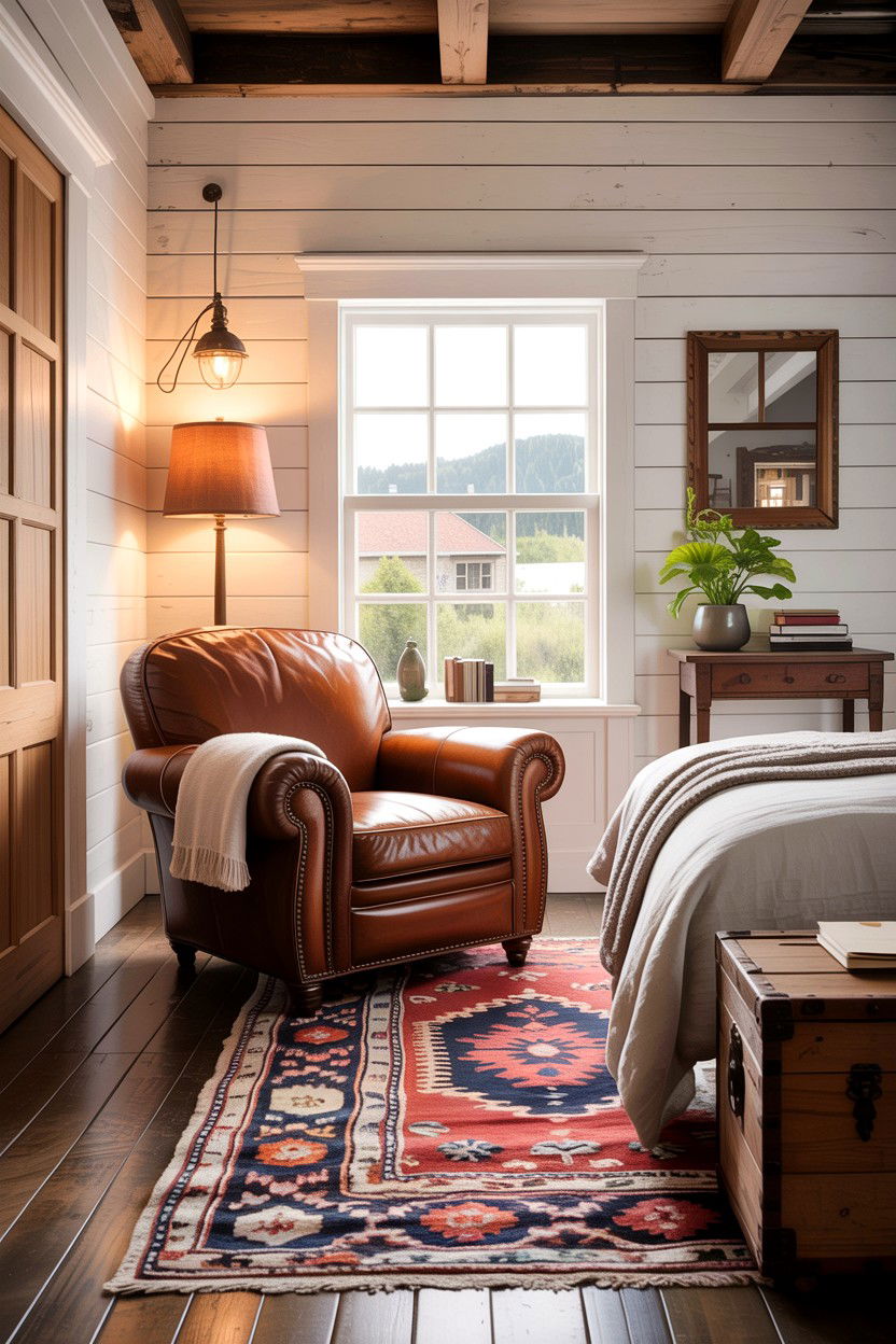 Rustic bedroom lounge - 30 bedroom with lounge ideas