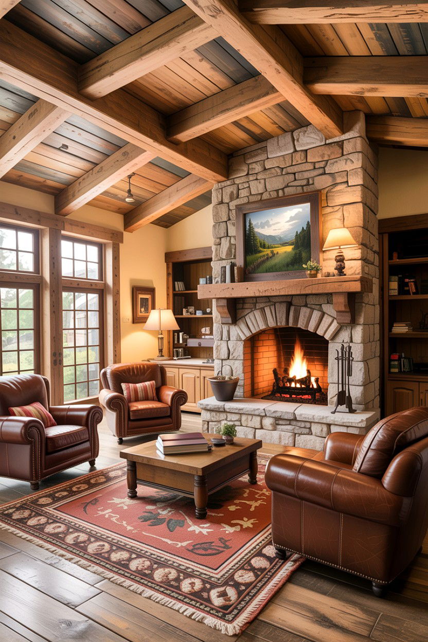 Rustic living room - 30 family living room ideas