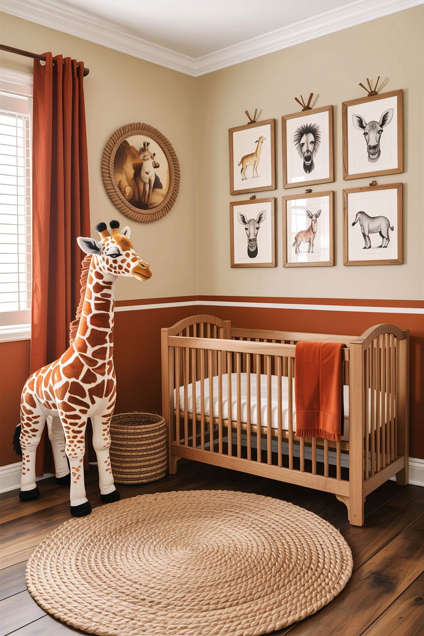 Safari Nursery Decor - 30 baby bedroom ideas
