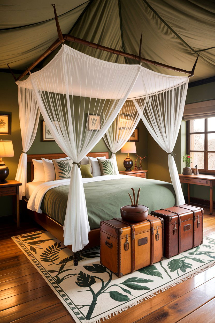 Safari Style Bedroom - 30 African bedroom ideas