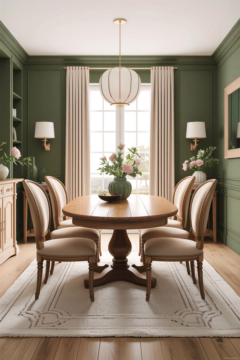 30 Sage Dining Room Decor Ideas for a Natural Look