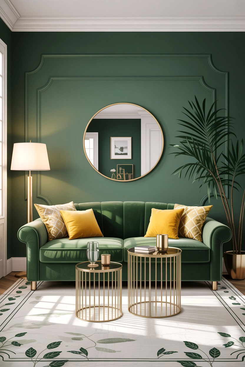 Sage Green And Gold Living Room - 30 sage living room ideas