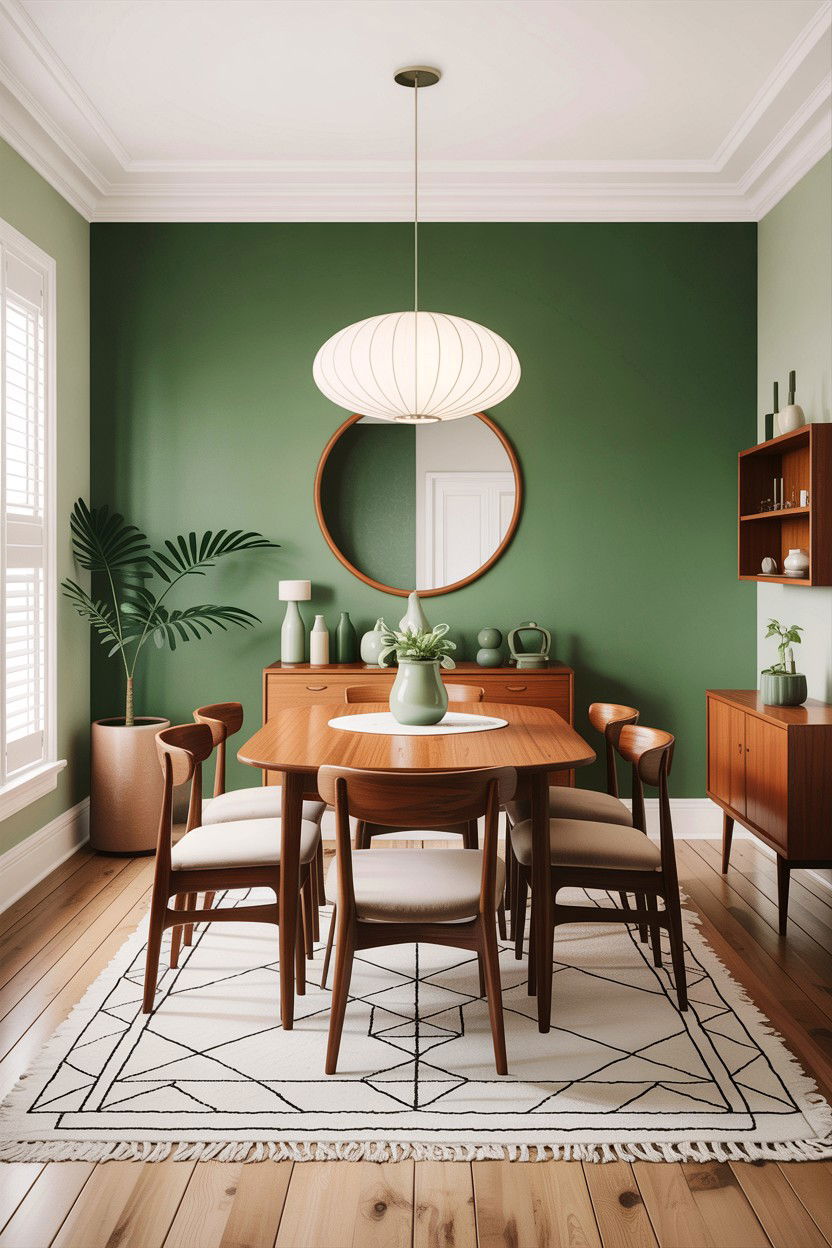 Sage Green And Wood Dining Room - 30 sage dining room decor ideas