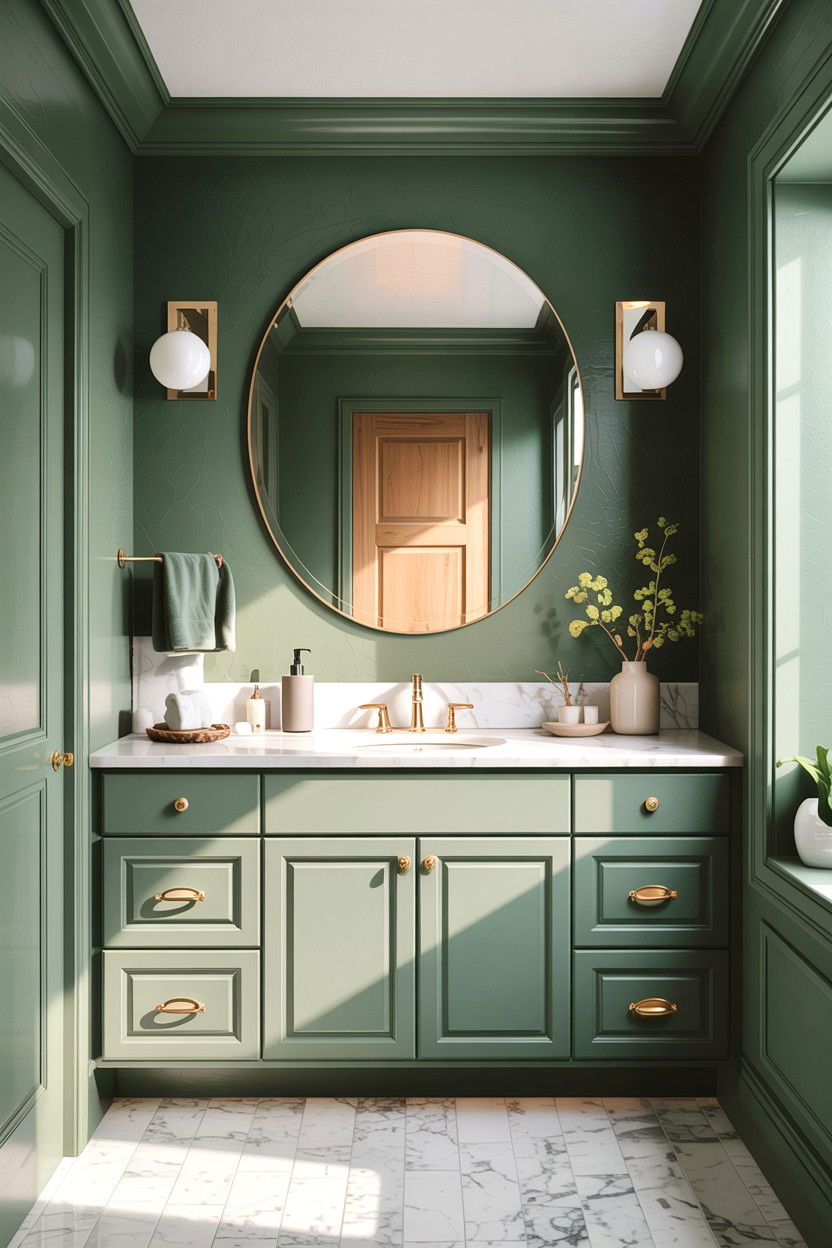 Sage Green Bathroom - 30 classic bathroom ideas