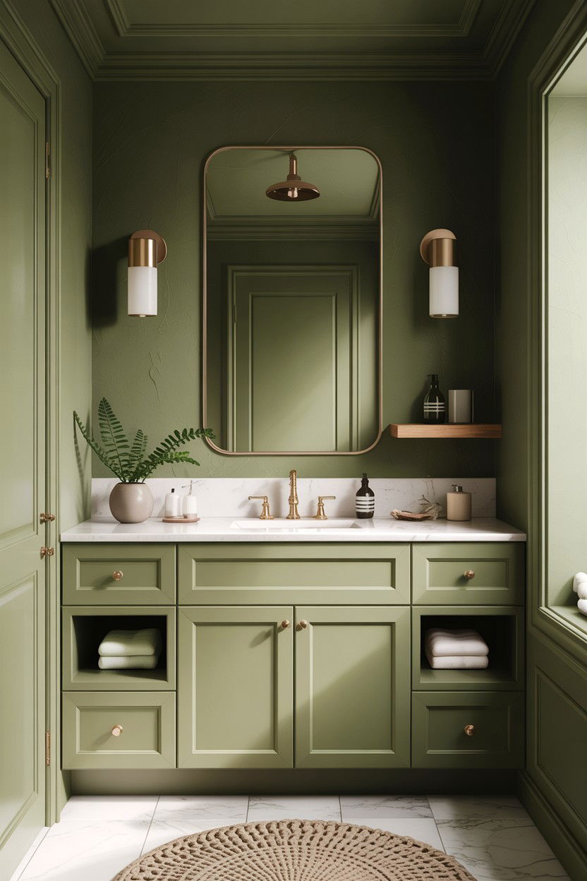 Sage Green Bathroom - 30 gorgeous bathroom ideas