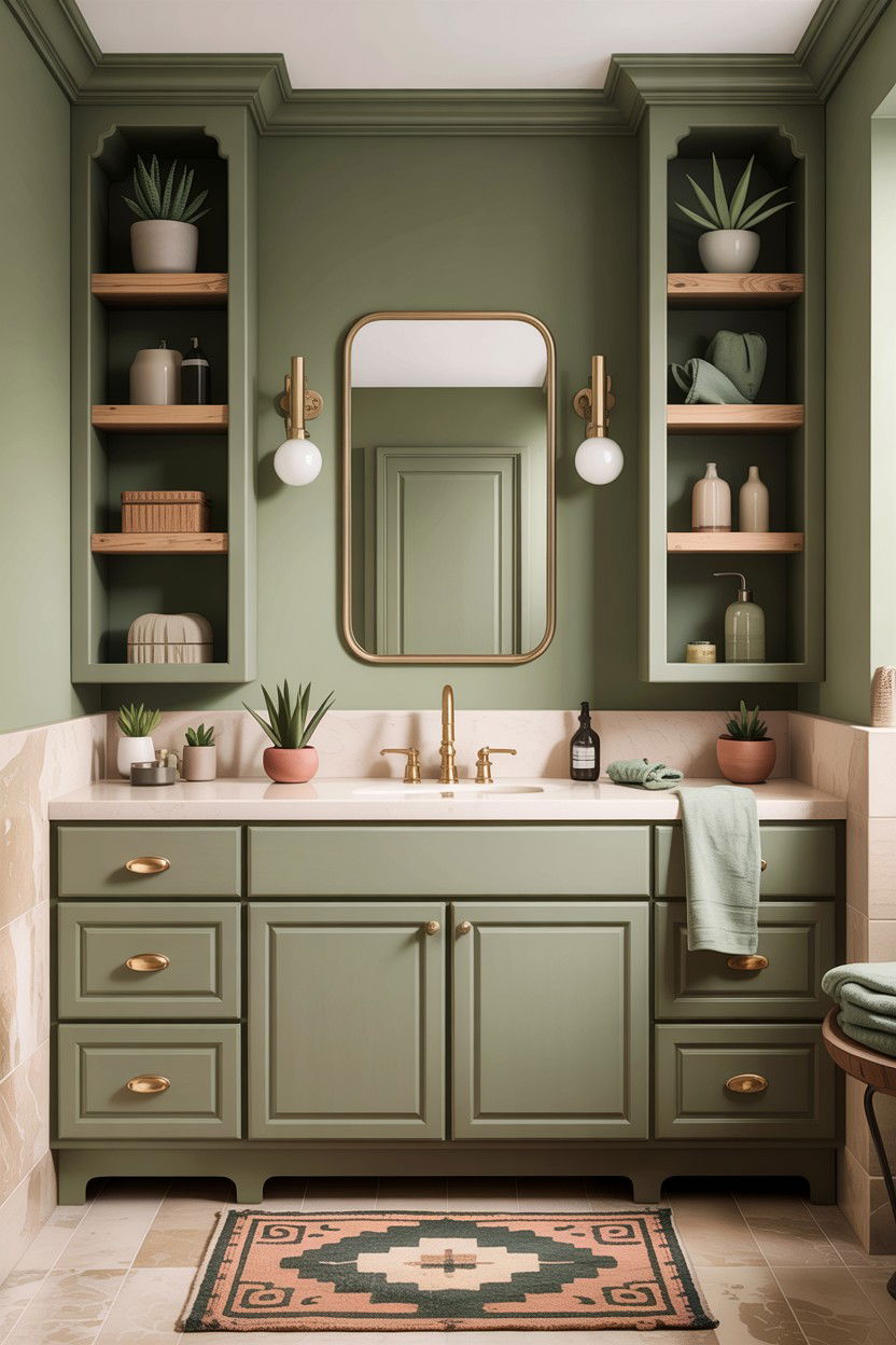 Sage Green Bathroom Decor - 30 desert bathroom ideas