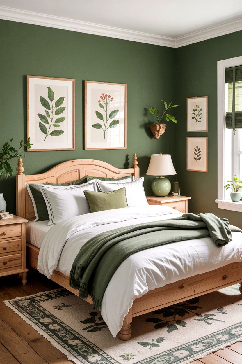 Sage Green Bedroom - 30 bedroom vision boards
