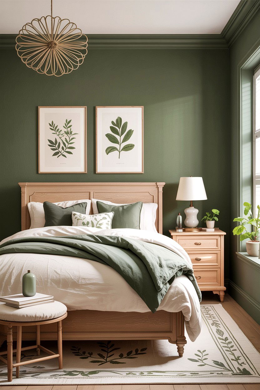 Sage Green Bedroom - 30 cozy bedroom ideas