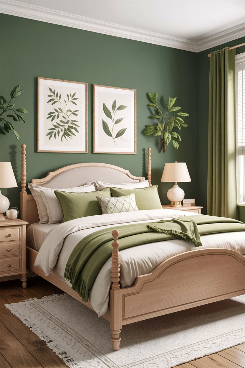 Sage Green Bedroom - 30 feminine bedroom ideas
