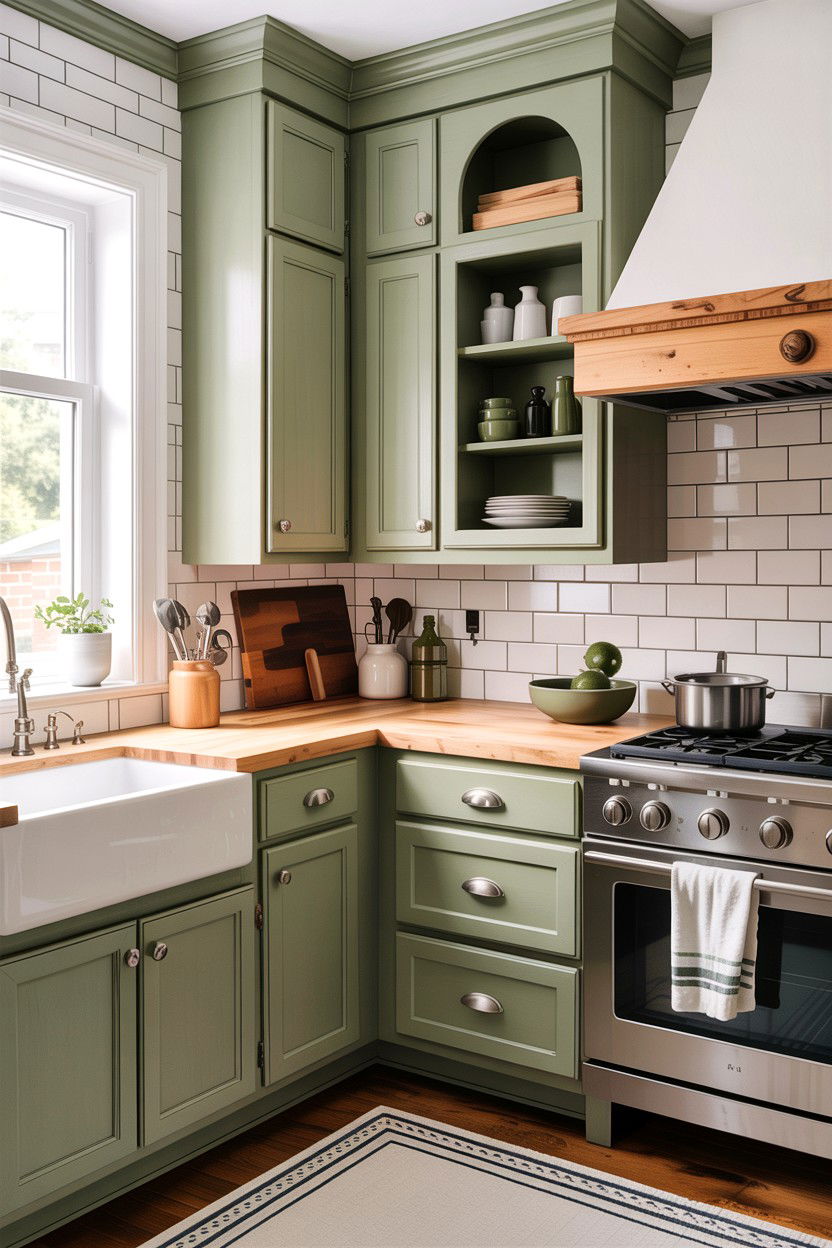 Sage Green Kitchen Hardware - 30 sage kitchen decor ideas