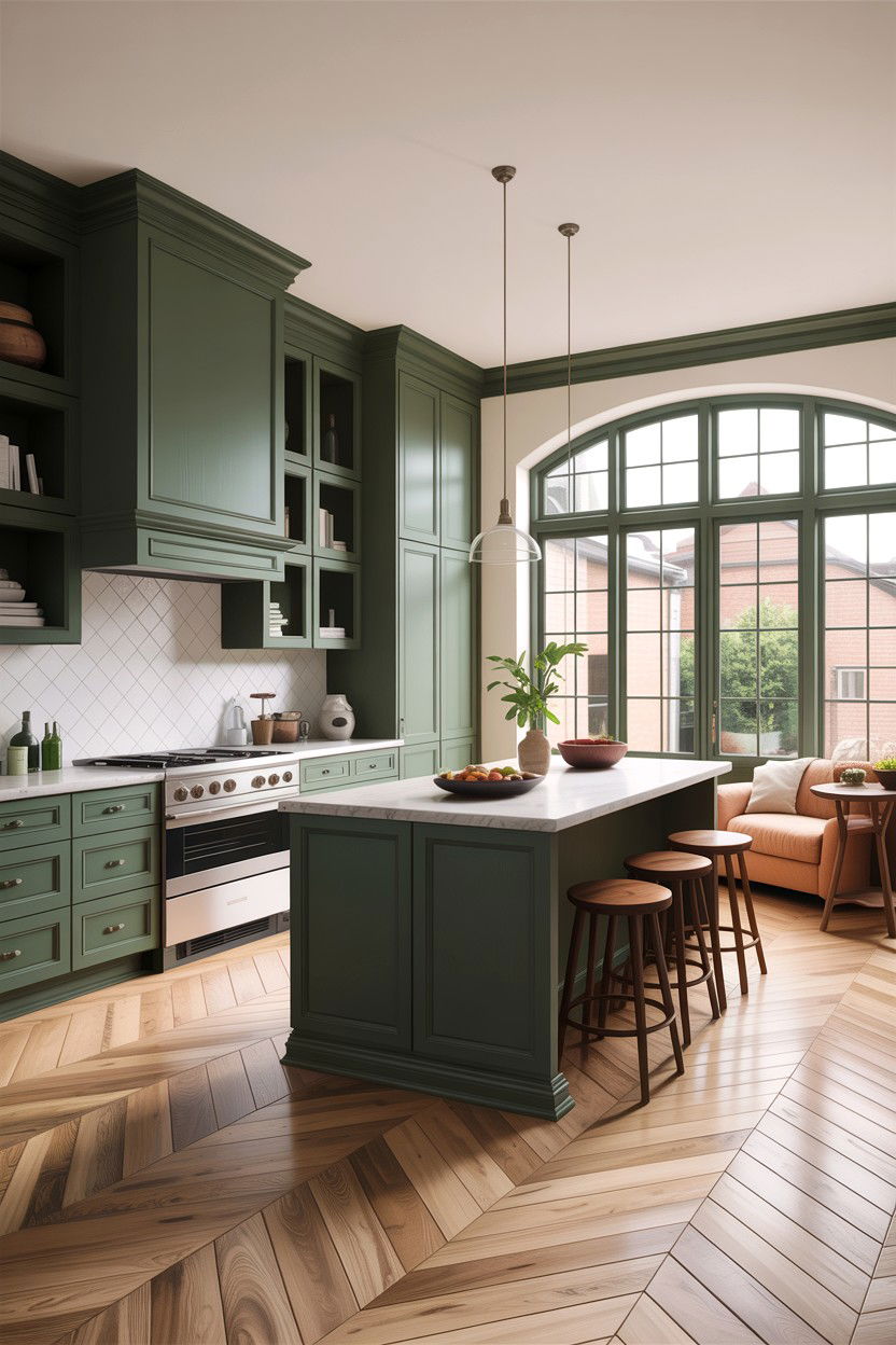Sage Green Kitchen Open Concept - 30 sage kitchen decor ideas