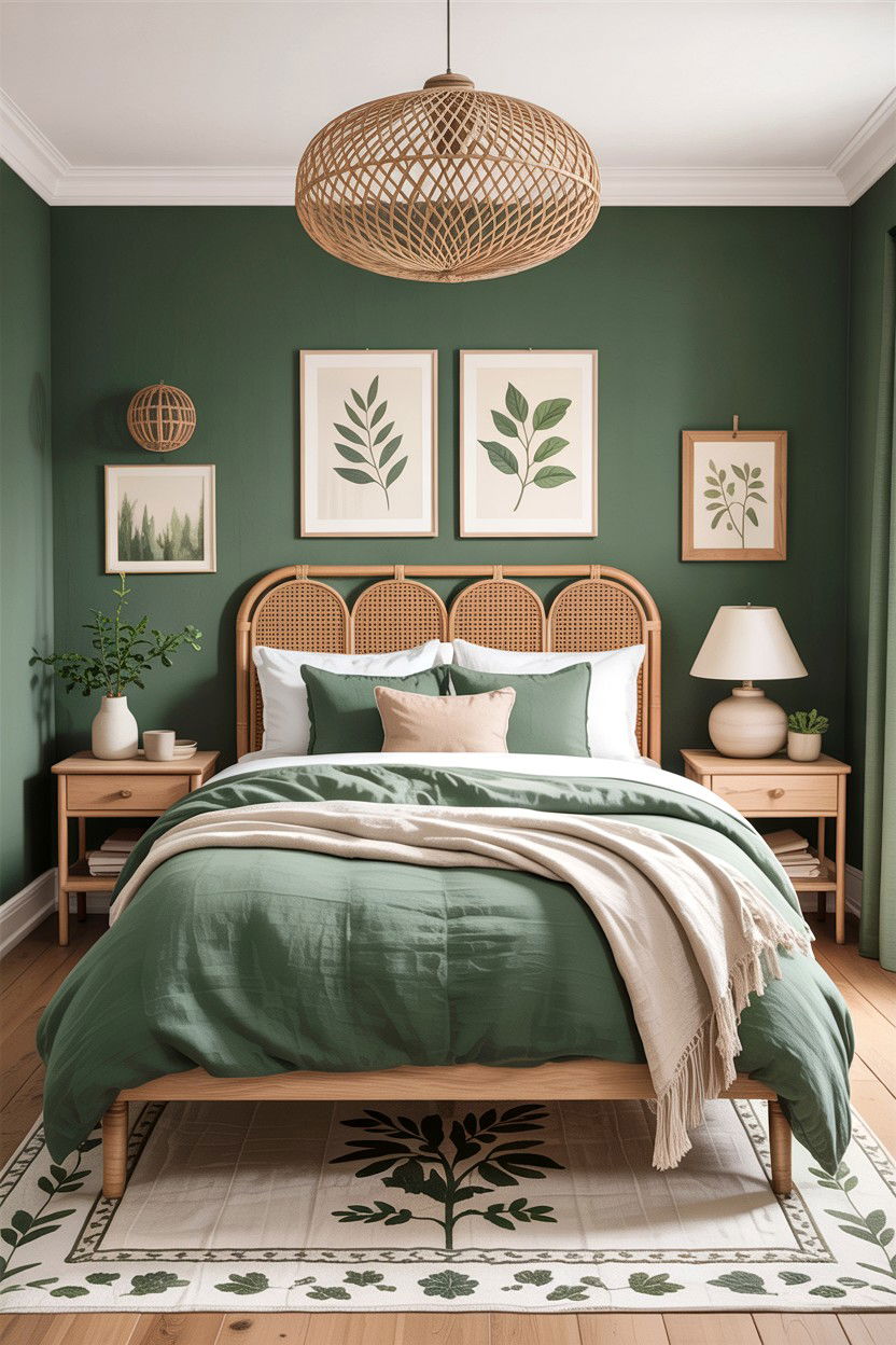 Sage Green Linen Bedroom - 30 linen bedroom ideas