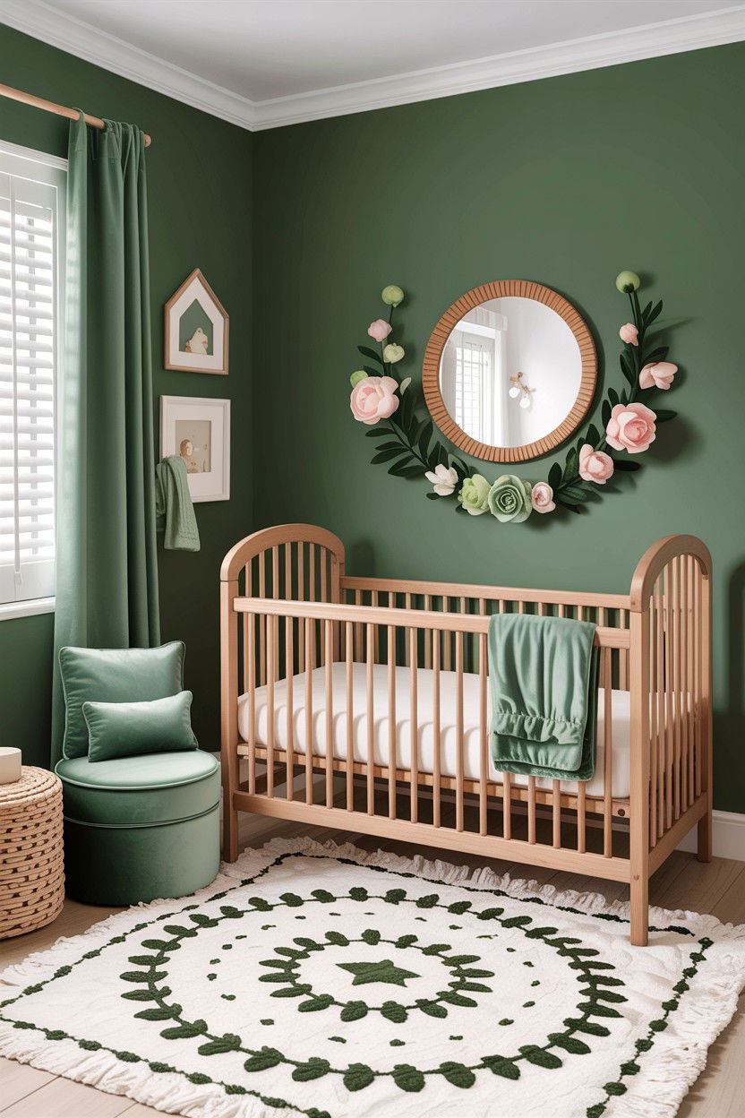 Sage Green Nursery - 30 baby bedroom ideas