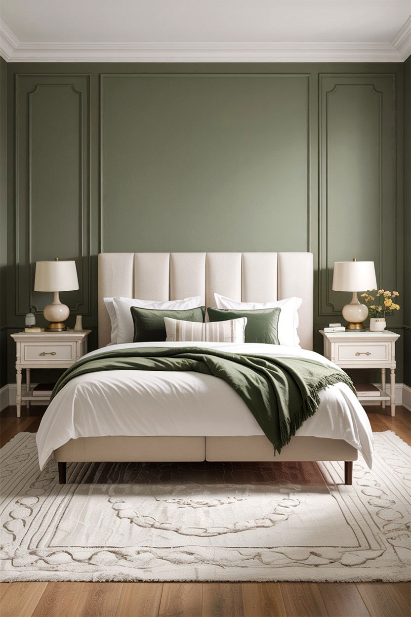 Sage Green White Master Bedroom - 30 sage and white bedroom ideas