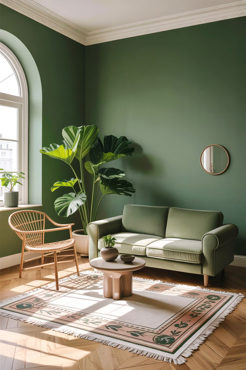 Sage green minimalist living room - 30 sage living room decor ideas