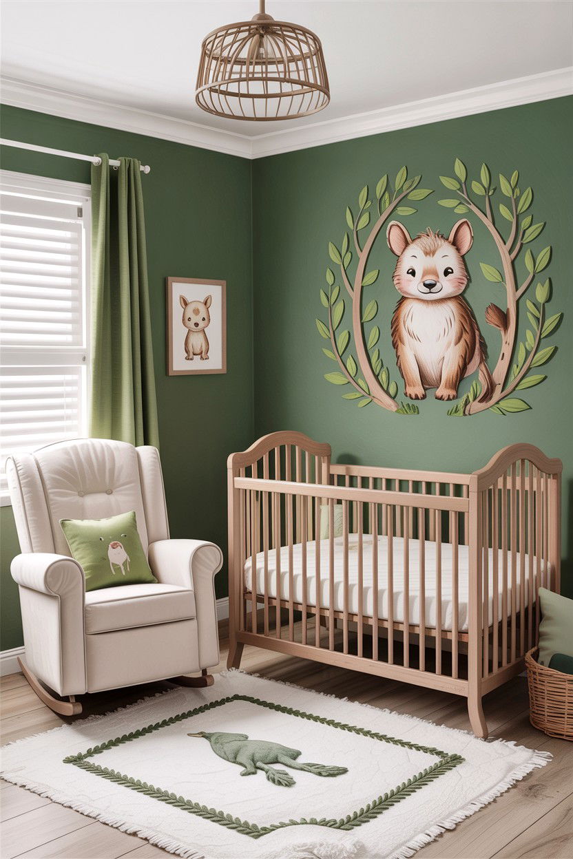 Sage green nursery decor - 30 sage bedroom decor ideas