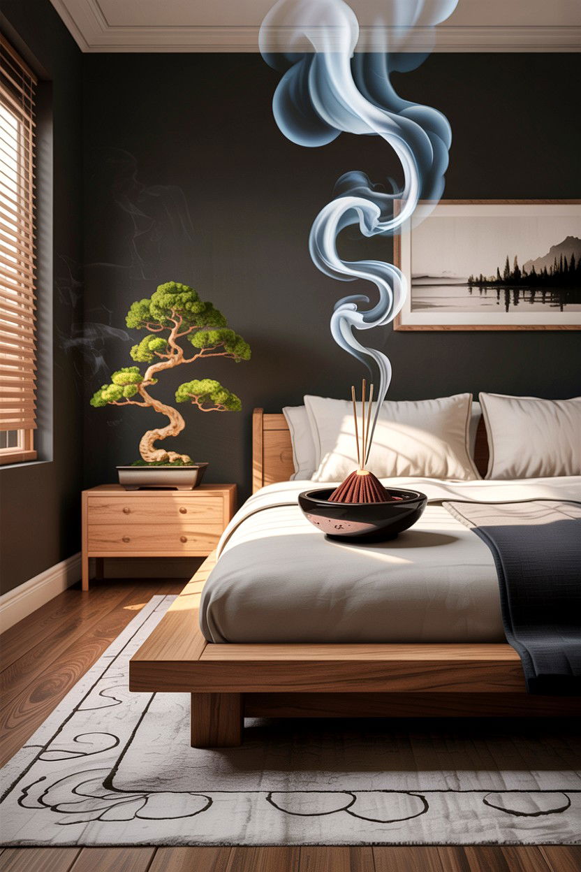 Sandalwood Zen Bedroom - 30 bedroom aromatherapy ideas