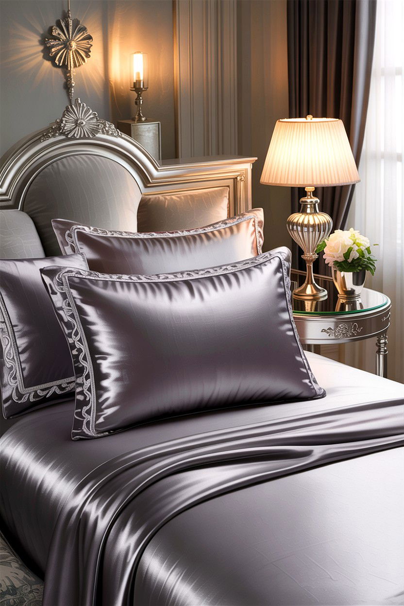 Satin Pillowcase - 30 bedroom pillowcases