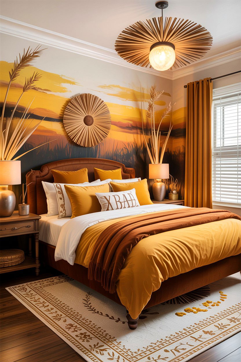 Savannah Inspired Bedroom - 30 African bedroom ideas