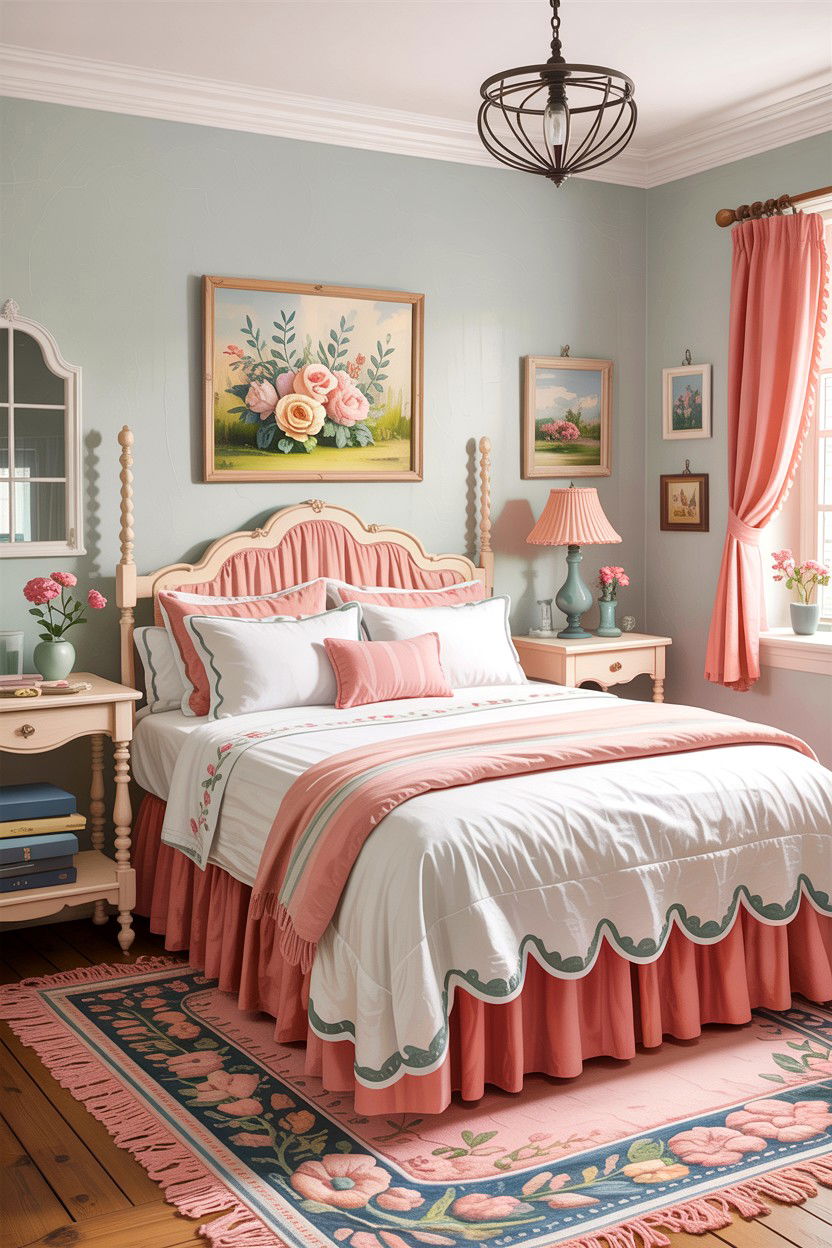Scalloped Edge Bedspread - 30 bedroom bedspreads