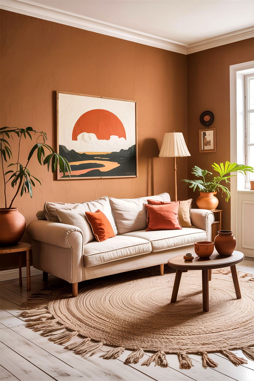 Scandi Living Room Earthy Tones - 30 scandinavian white living room ideas