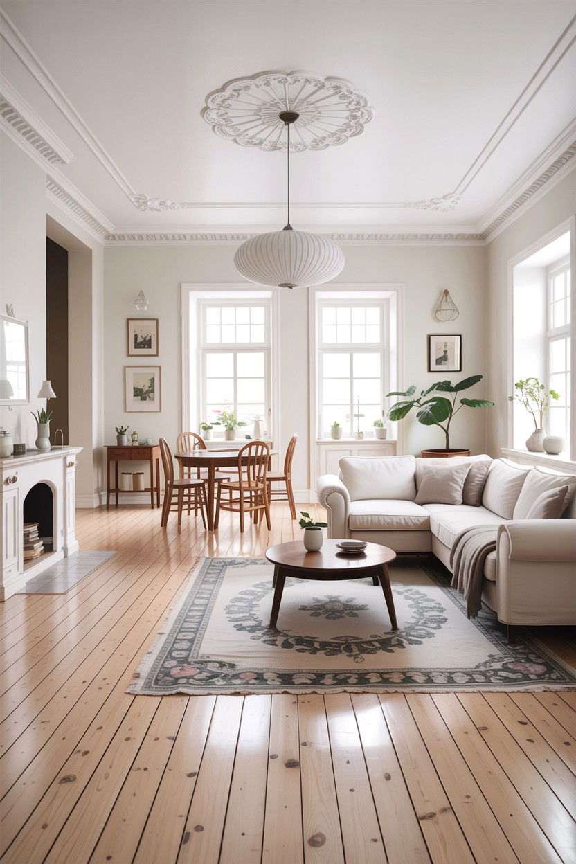 Scandi Living Room Open Plan - 30 scandinavian white living room ideas