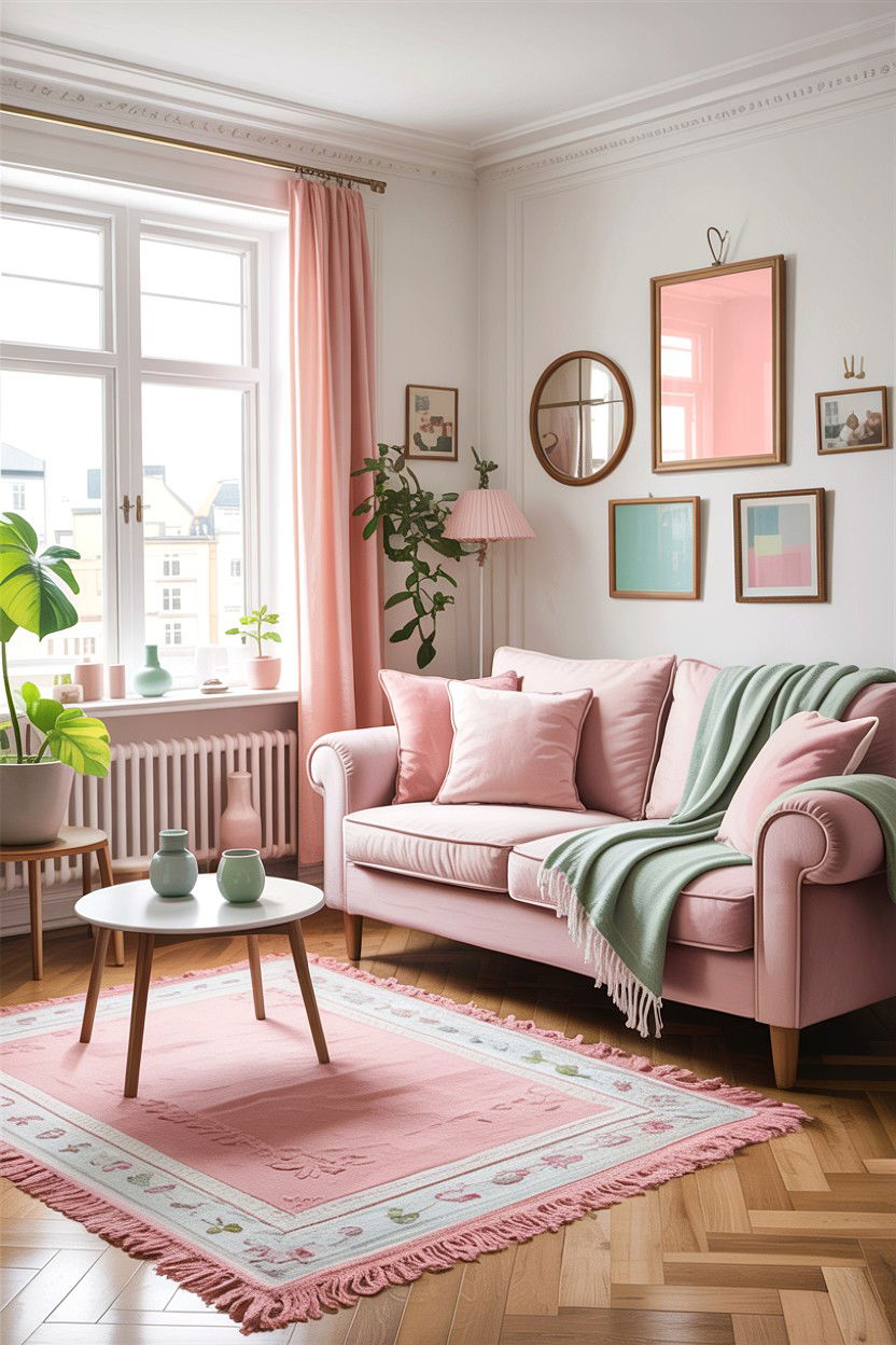 Scandi Living Room Pastel Colors - 30 scandinavian white living room ideas